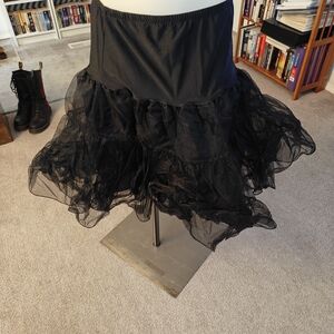 Black Tulle Skirt